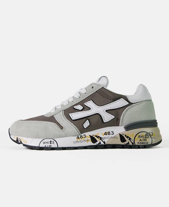 Кросівки Premiata Mick Beige/Grey premium | Кроссовки чоловічі