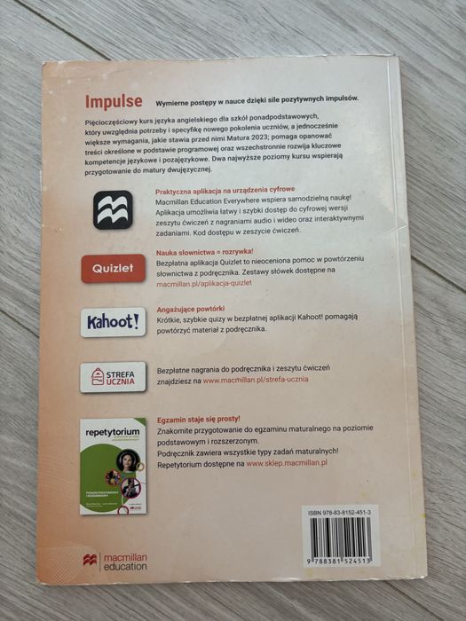 Impulse 4 workbook - ćwiczenia język angielski B2