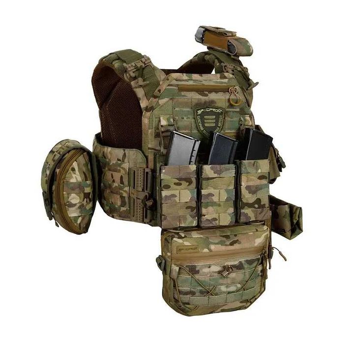 Плитоноска Warmor gen.3 Pro Max з повним комплектом Мультикам