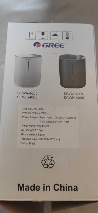 Nawilżacz Powietrza GREE MYSTIC SCWK-4005 Dark