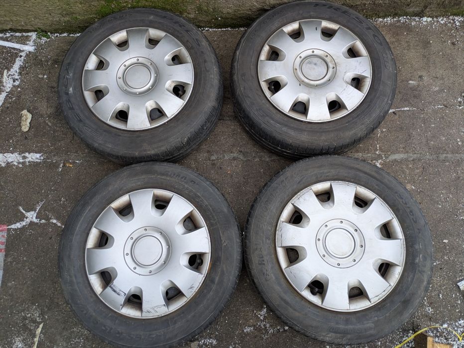 Felgi stalowe 5x108 ET 52.5 koła opony letnie 195/65/15R