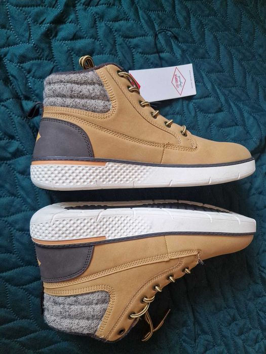 NOWE Buty męskie LEE COOPER, trapery, zimowe, rozm. 42, musztardowe
