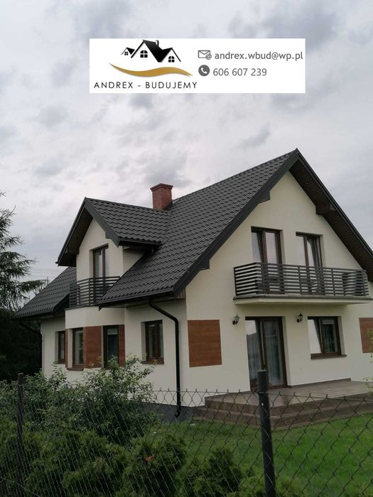 budowa domów pod klucz remonty adaptacje elewacje dachy ogrody koparka