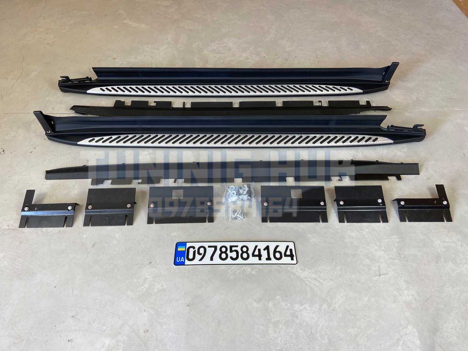 bmw x3 g01 x4 g02 боковые подножки пороги на BMW X3 G01 X4 G02 x1 x5 x