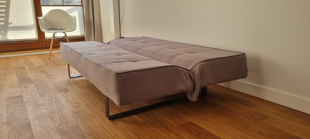 Sofa z funkcją spania SLEEK - stalowy