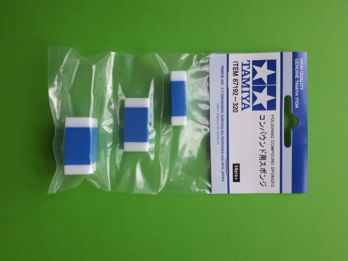 Материалы Tamiya для шлифования Polishing Compound / Lapping / Sponge