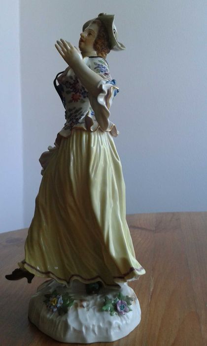 Figura antiga de porcelana Meissen