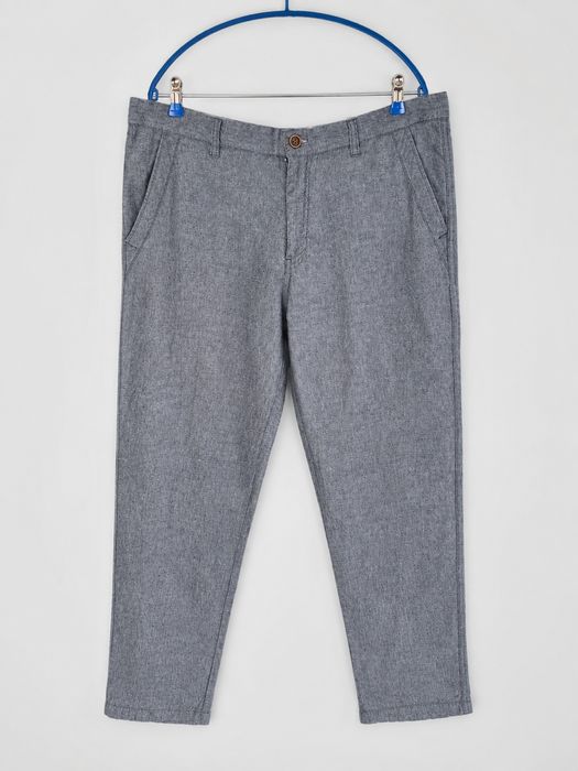 Льонові брюки, штани Denim Co., linen