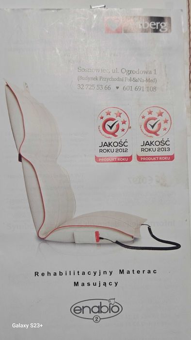 Sprzedam Rehabilitacyjny Materac Masujący