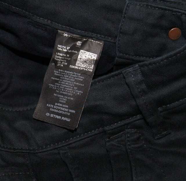 G-STAR RAW W27 L34 PAS 78 kate boyfriend ,stretch,spodnie damskie