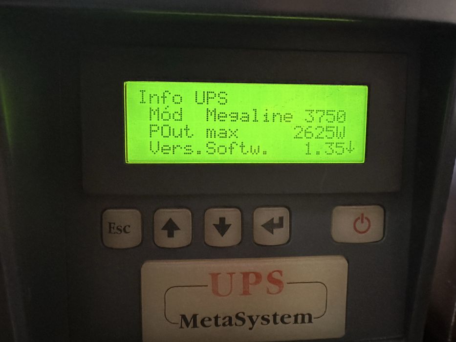 UPS Metasystem 3750va