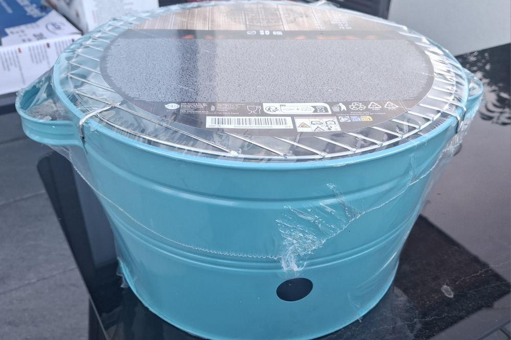 Grill węglowy turystyczny  przenośny wiaderko