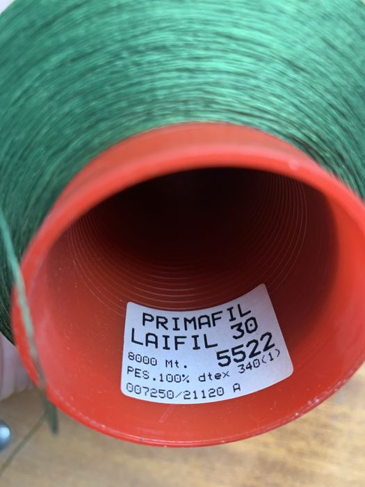 Нитки для шиття бавовняні та синтетичні