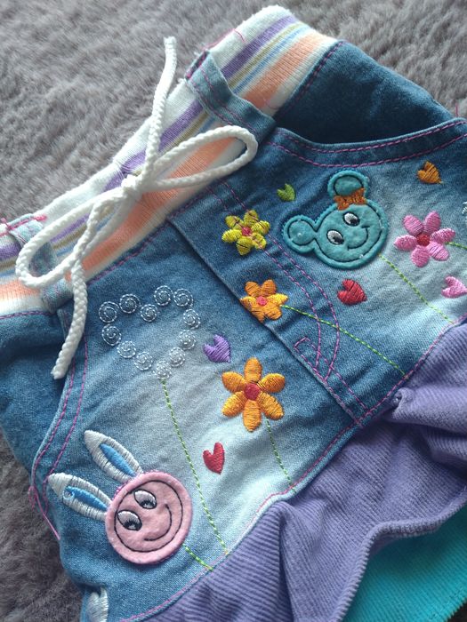 Jeansowa spódniczka r. 6m