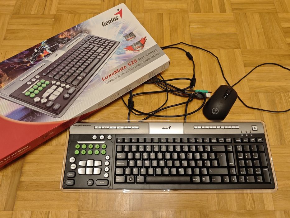 Teclado Genius e rato gamer Ozone