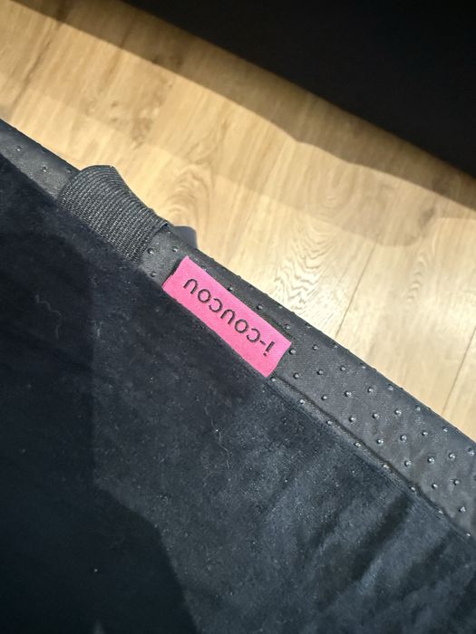 Łóżko icoucou 60 cm z materacem czarne