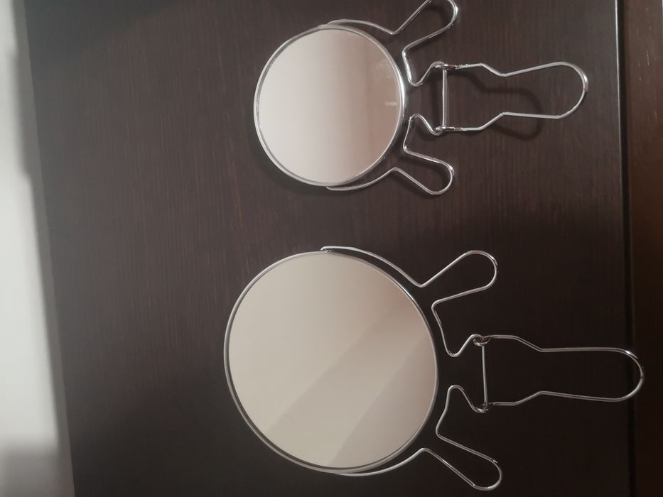 Espelho redondo dupla face c/apoio64584712912641124