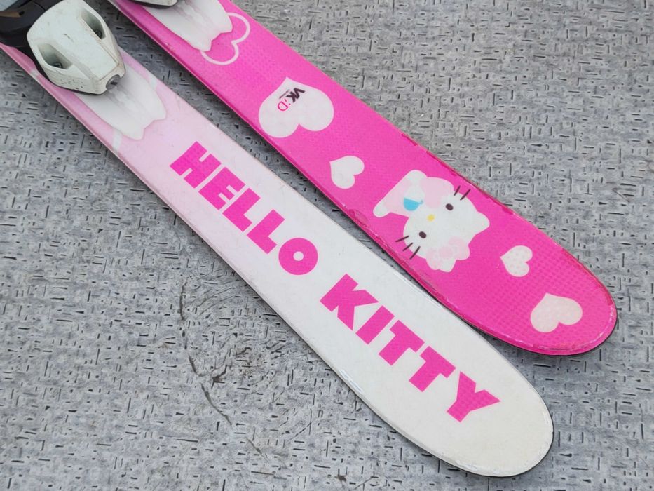 Juniorskie Narty HALLO KITTY 107 cm! Po serwisie
