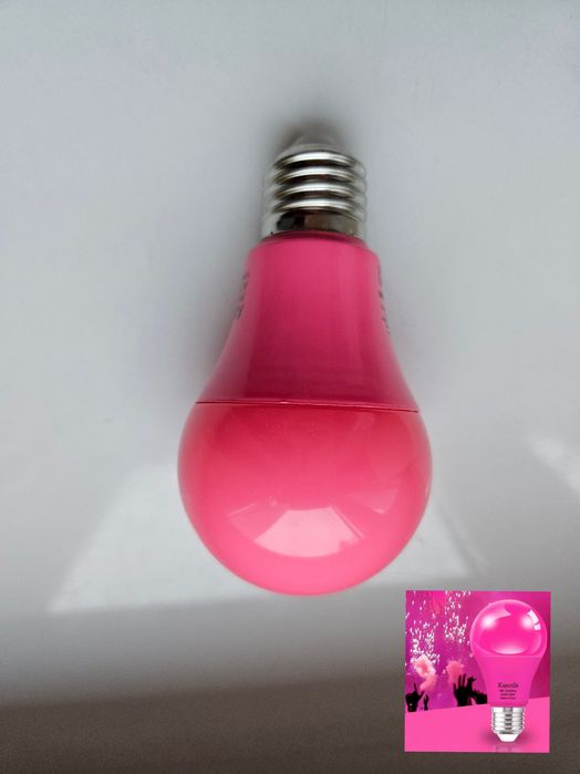 Różowe żarówki zestaw
