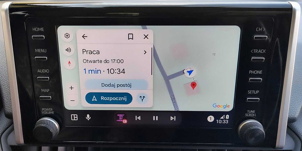 Toyota CarPlay Android Auto Aktywacja Toyota Rav4 Corolla C-HR Camry