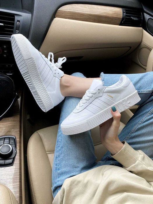 Кроссовки Adidas Samba White  Оригинал женские новые
