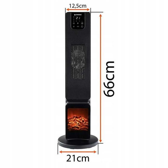 Обігрівач керамічний електричний Powermat 2500  вт, обогреватель