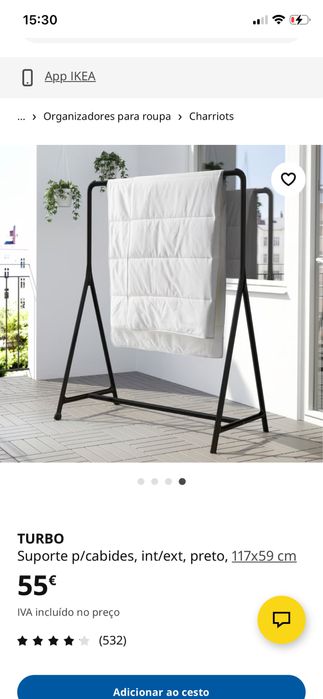 Suporte de Cabides TURBO IKEA