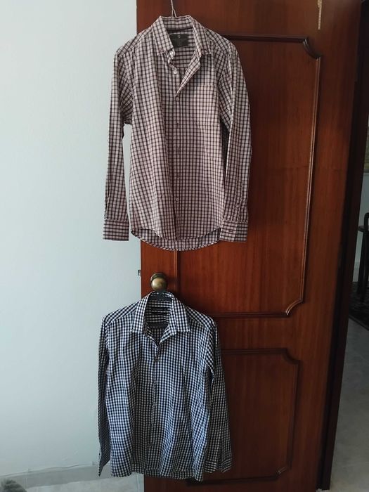 Várias camisas homem - tamanho s