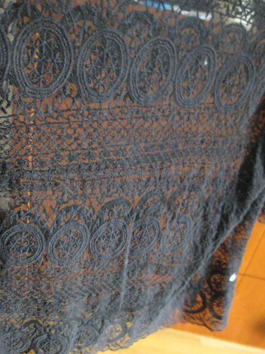 Blusa Preta de Renda XXL