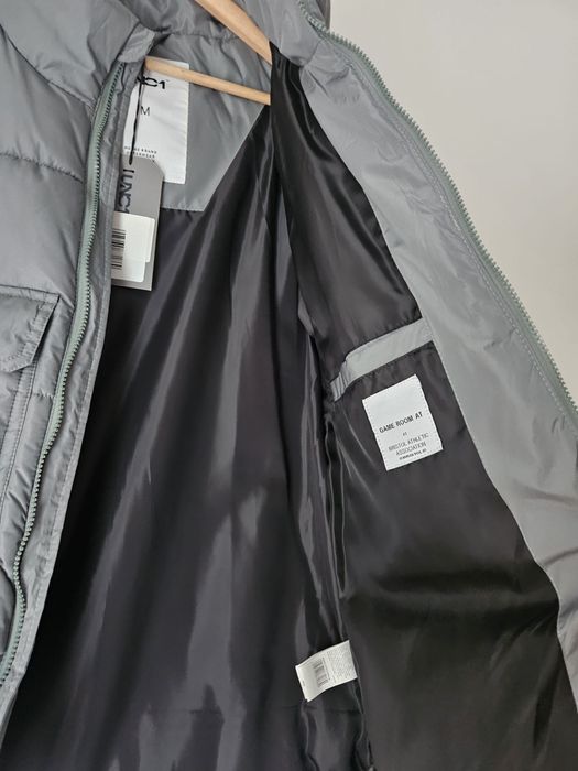 House męska zimowa kurtka puchowa puffer kolor khaki nowa z metką