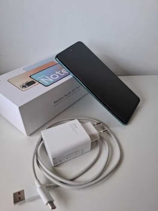 Xiaomi Redmi Note 10 Pro Aurora Green - 8GB/256GB - Com acessórios