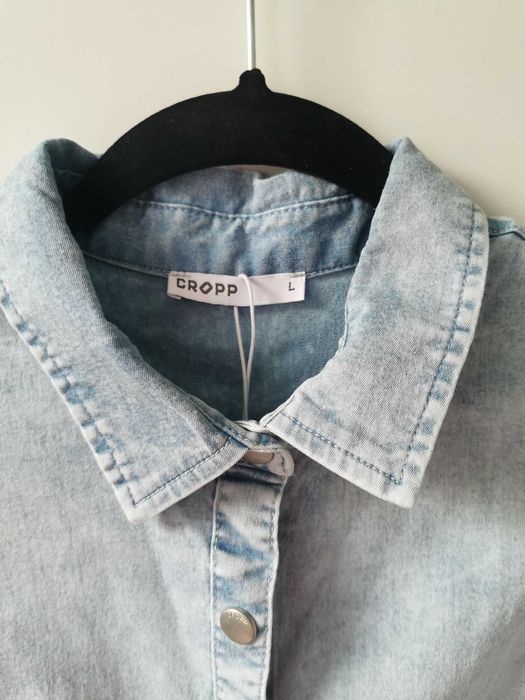 Cropp mini jeansowa sukienka wiosna 38 M