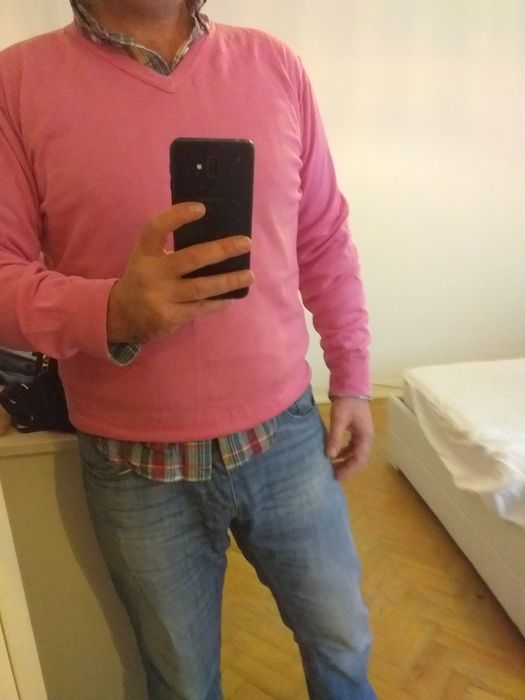 Camisola / Pulover decote v algodão SACOOR - M
