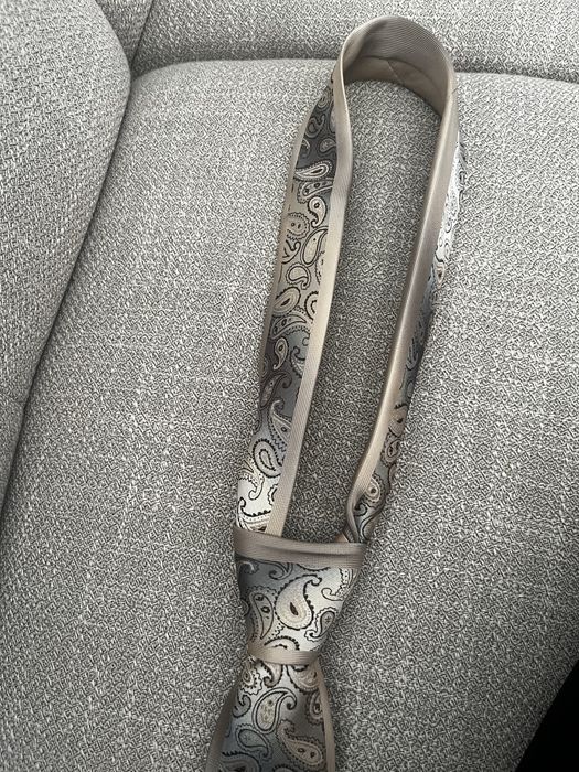 Krawat męski beżowy