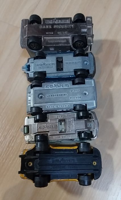 Lote de 5 miniaturas antigas Majorette