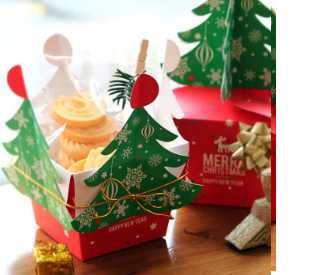 Caixinhas para doces design de Àrvore de Natal