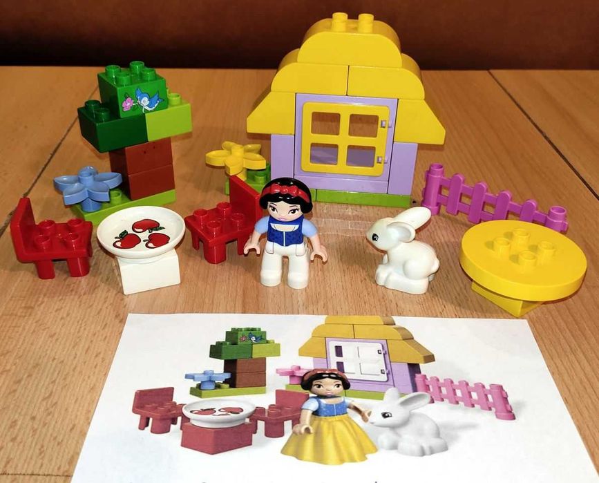 LEGO 6152 Duplo Chatka Królewny Śnieżki (OPIS!)