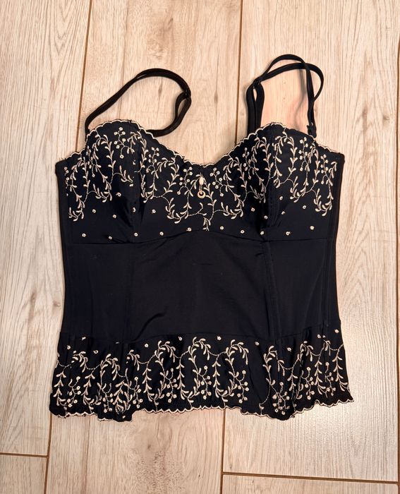 Gorset vintage top 80C haft