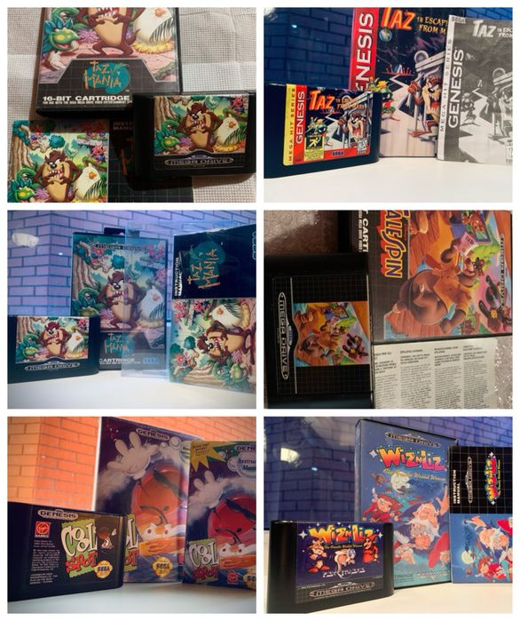 Картриджи Sega (Сега) лицензия!много новинок смотрите описание