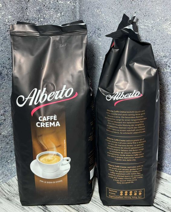 Кава в зернах Alberto Caffe Crema, 1 кг