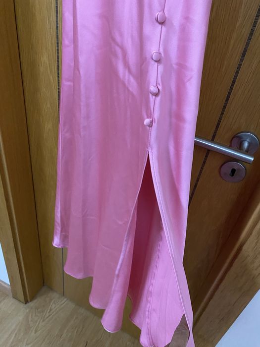 Vestido zara em cetim