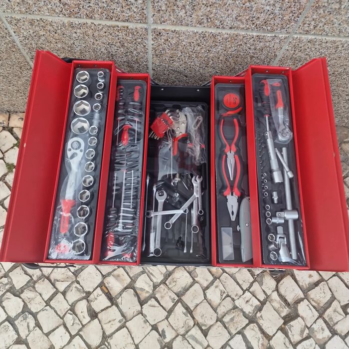 Mala de ferramenta como 5 prateleiras nova