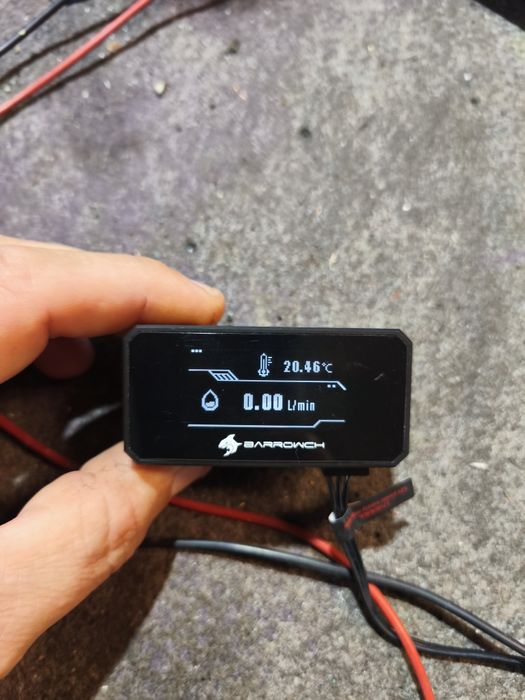 Medidor de temperatura da água do pc