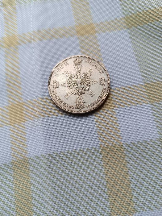 moneta Talar Prusy 1861 r