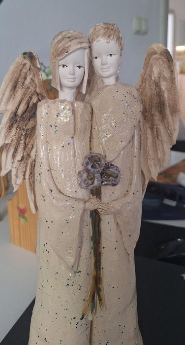 Anioły ceramiczne