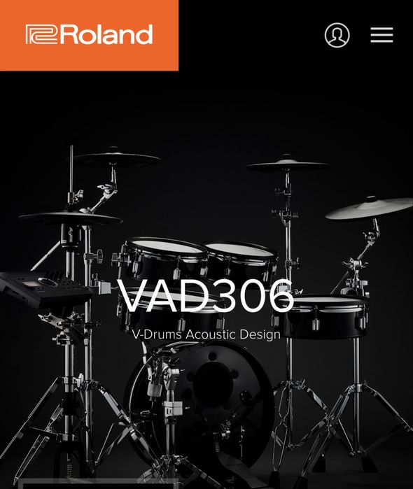 Roland VAD306 drum kit