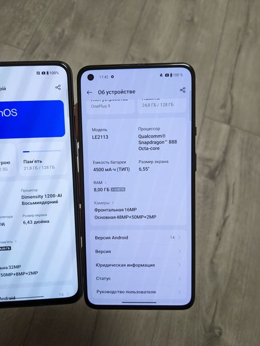 OnePlus nord 2 5G OnePlus 9 128 ГБ