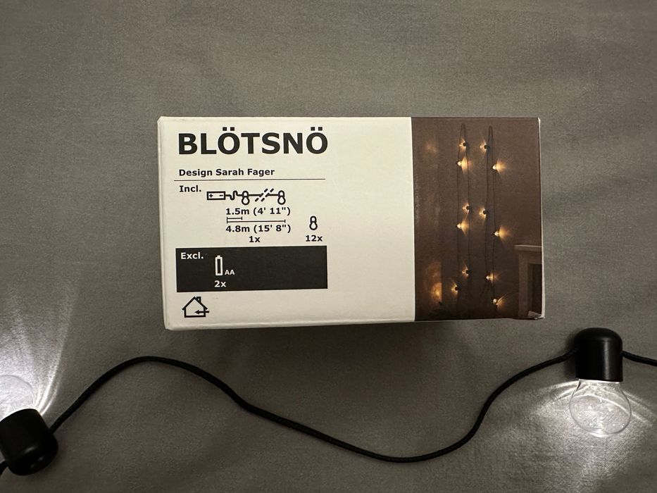 Girlanda led IKEA BLÖTSNÖ
