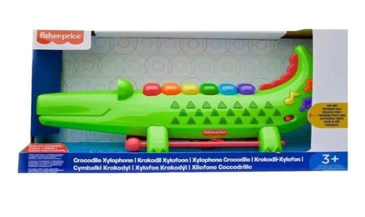 fisher price crocodilo xilofone