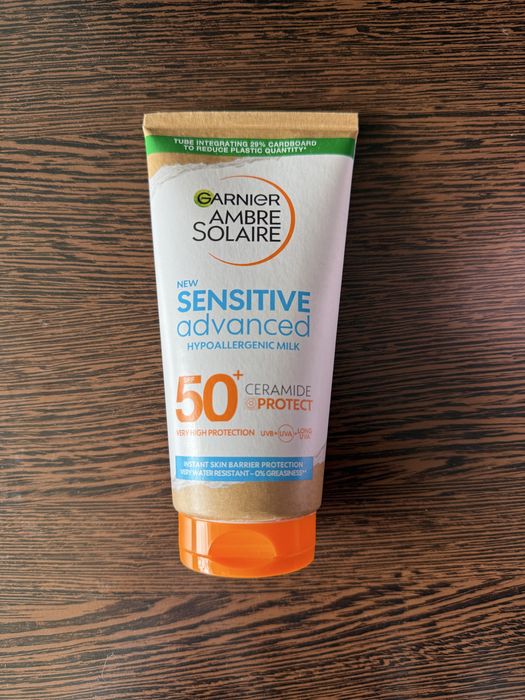 Garnier Ambre Solaire SPF50+ mleczko do twarzy 175 ml